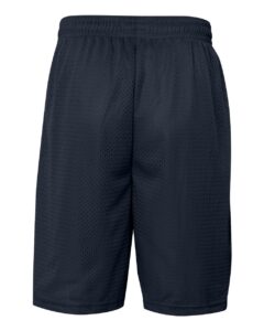 Badger 7219 Men’s Pro Mesh 9″ Shorts with Pockets – Navy (back)