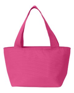 Liberty Bags 8808 Recycled Cooler Bag – Hot Pink (back)