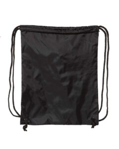 Liberty Bags 8881 Drawstring Pack with DUROcord – Black (back)