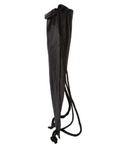 Liberty Bags 8881 Drawstring Pack with DUROcord – Black (side)