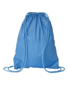 Liberty Bags 8881 Drawstring Pack with DUROcord – Light Blue (back)