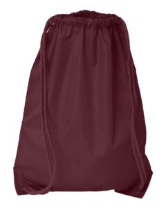 Liberty Bags 8881 Drawstring Pack with DUROcord – Maroon
