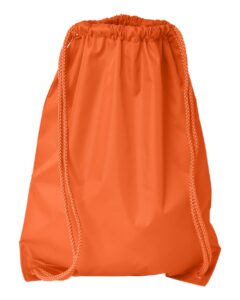 Liberty Bags 8881 Drawstring Pack with DUROcord – Orange