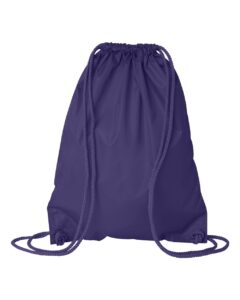 Liberty Bags 8881 Drawstring Pack with DUROcord – Purple (back)