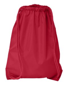 Liberty Bags 8881 Drawstring Pack with DUROcord – Red