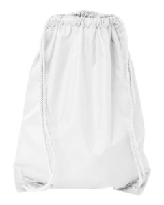 Liberty Bags 8881 Drawstring Pack with DUROcord – White