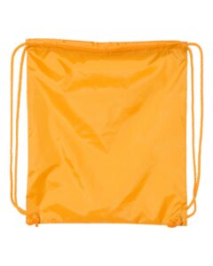 Liberty Bags 8882 Large Drawstring Pack with DUROcord – Golden Yellow (back)