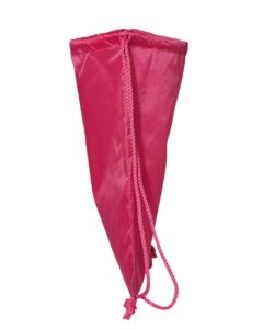 Liberty Bags 8882 Large Drawstring Pack with DUROcord – Hot Pink (side)