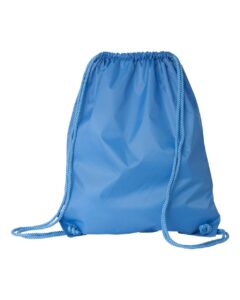 Liberty Bags 8882 Large Drawstring Pack with DUROcord – Light Blue
