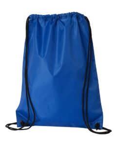 Liberty Bags 8886 Value Drawstring Bag – Royal (back)
