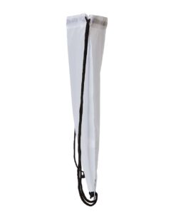 Liberty Bags 8886 Value Drawstring Bag – White (side)