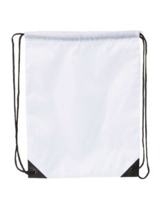 Liberty Bags 8886 Value Drawstring Bag – White
