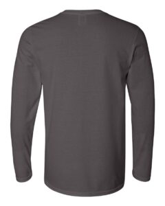 Gildan 64400 Unisex Softstyle® Long Sleeve T-Shirt – Charcoal (back)