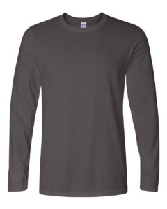 Gildan 64400 Unisex Softstyle® Long Sleeve T-Shirt – Charcoal