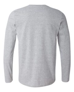 Gildan 64400 Unisex Softstyle® Long Sleeve T-Shirt – Sport Grey (back)