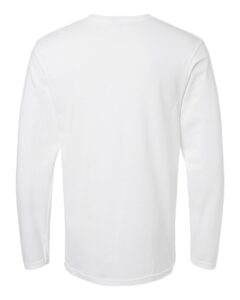 Gildan 64400 Unisex Softstyle® Long Sleeve T-Shirt – White (back)
