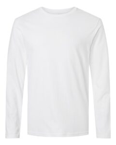 Gildan 64400 Unisex Softstyle® Long Sleeve T-Shirt – White