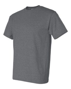 Gildan 8000 Unisex DryBlend® T-Shirt – Dark Heather (side)