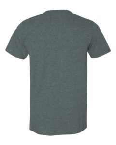 Gildan 64000 Unisex Softstyle® T-Shirt – Dark Heather (back)