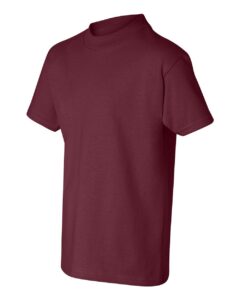 Hanes 5450 Youth Authentic T-Shirt – Cardinal (side)