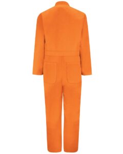 Red Kap CT10 Men’s Twill Action Back Coverall – Orange (back)