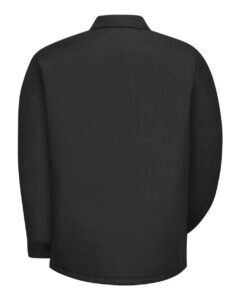 Red Kap JT50 Men’s Perma-Lined Panel Jacket – Black (back)