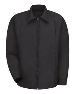 Red Kap JT50 Men’s Perma-Lined Panel Jacket – Black