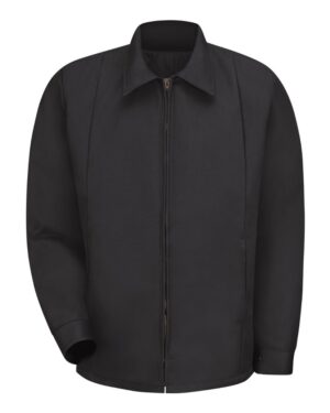 Red Kap JT50 Men’s Perma-Lined Panel Jacket – Black
