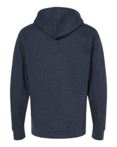Independent Trading Co. SS4500Z Unisex Midweight Full-Zip Hooded Sweatshirt – Classic Navy Heather (back)
