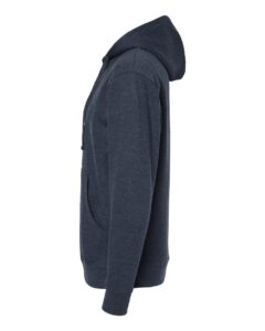 Independent Trading Co. SS4500Z Unisex Midweight Full-Zip Hooded Sweatshirt – Classic Navy Heather (side)