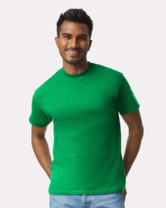Gildan 2000 Unisex Ultra Cotton® T-Shirt – Antique Irish Green (on model)