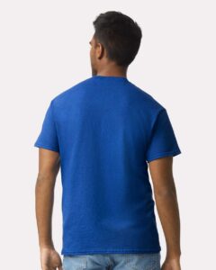 Gildan 2000 Unisex Ultra Cotton® T-Shirt – Antique Royal (on model back)