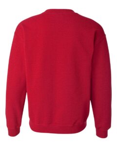 Gildan 18000 Unisex Heavy Blend™ Crewneck Sweatshirt – Antique Cherry Red (back)