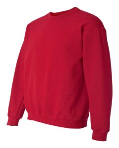 Gildan 18000 Unisex Heavy Blend™ Crewneck Sweatshirt – Antique Cherry Red (side)