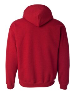 Gildan 18500 Unisex Heavy Blend™ Hooded Sweatshirt – Antique Cherry Red (back)