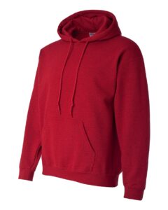 Gildan 18500 Unisex Heavy Blend™ Hooded Sweatshirt – Antique Cherry Red (side)