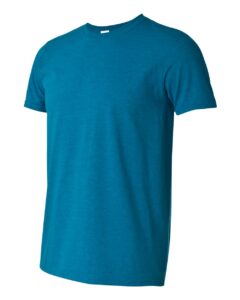 Gildan 64000 Unisex Softstyle® T-Shirt – Antique Sapphire (side)
