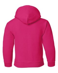 Gildan 18500B Youth Heavy Blend™ Hooded Sweatshirt – Heliconia (back)