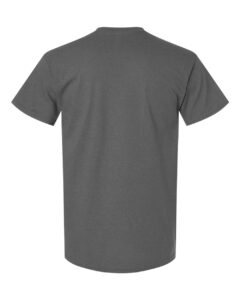 Gildan 2300 Unisex Ultra Cotton® Pocket T-Shirt – Charcoal (back)
