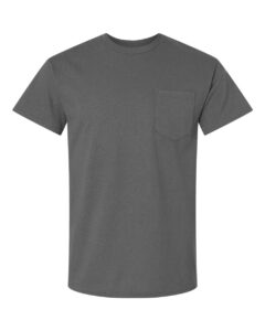 Gildan 2300 Unisex Ultra Cotton® Pocket T-Shirt – Charcoal