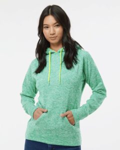 J. America 8616 Women’s Cosmic Fleece Hooded Sweatshirt