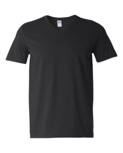 Gildan 64V00 Unisex Softstyle® V-Neck T-Shirt – Black