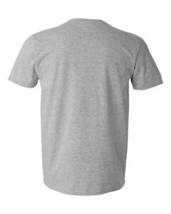 Gildan 64V00 Unisex Softstyle® V-Neck T-Shirt – Sport Grey (back)