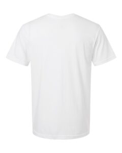 Gildan 64V00 Unisex Softstyle® V-Neck T-Shirt – White (back)