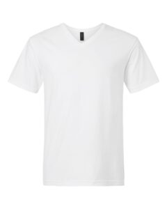 Gildan 64V00 Unisex Softstyle® V-Neck T-Shirt – White