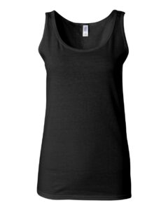 Gildan 64200L Women’s Softstyle® Tank Top – Black