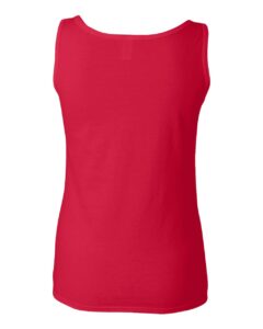 Gildan 64200L Women’s Softstyle® Tank Top – Cherry Red (back)