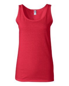 Gildan 64200L Women’s Softstyle® Tank Top – Cherry Red