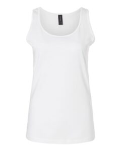 Gildan 64200L Women’s Softstyle® Tank Top – White