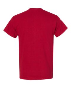 Heavy Cotton T-Shirt – Antique Cherry Red (back)